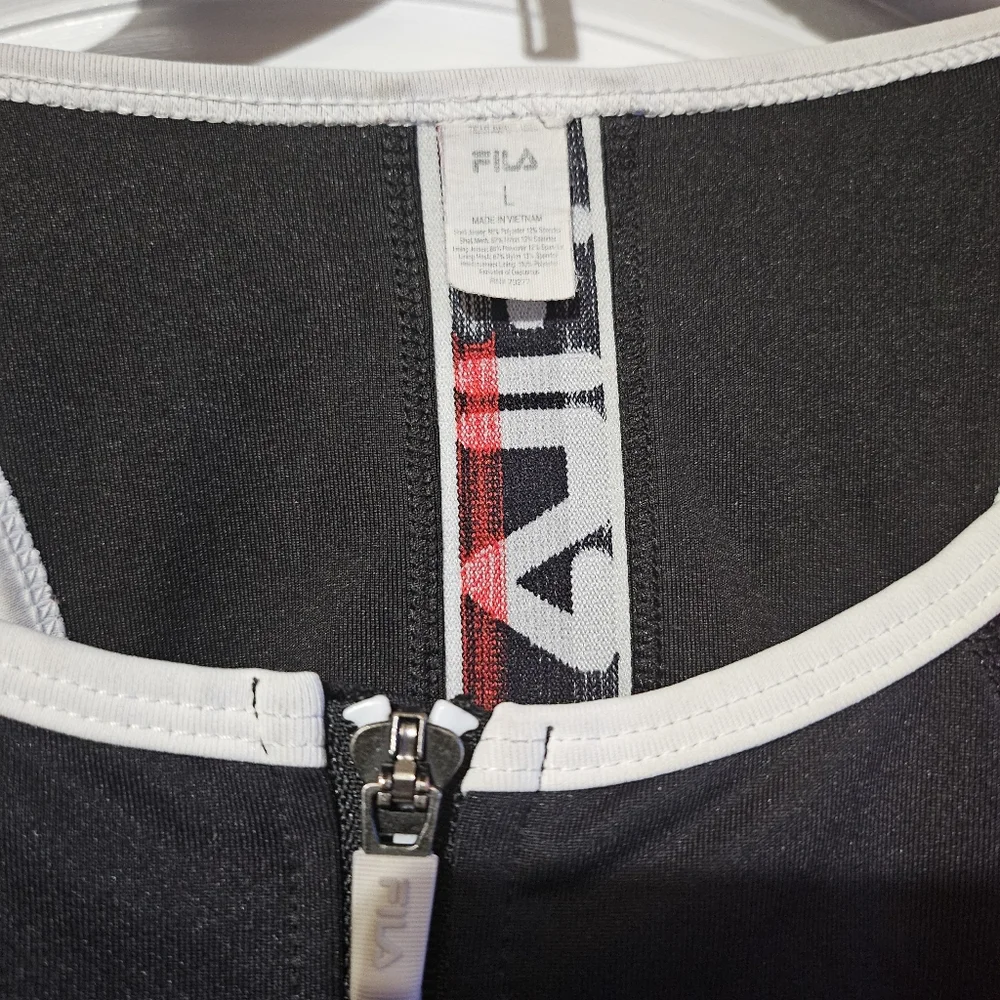 Fila Sports Women's Zip-up Bralette Top